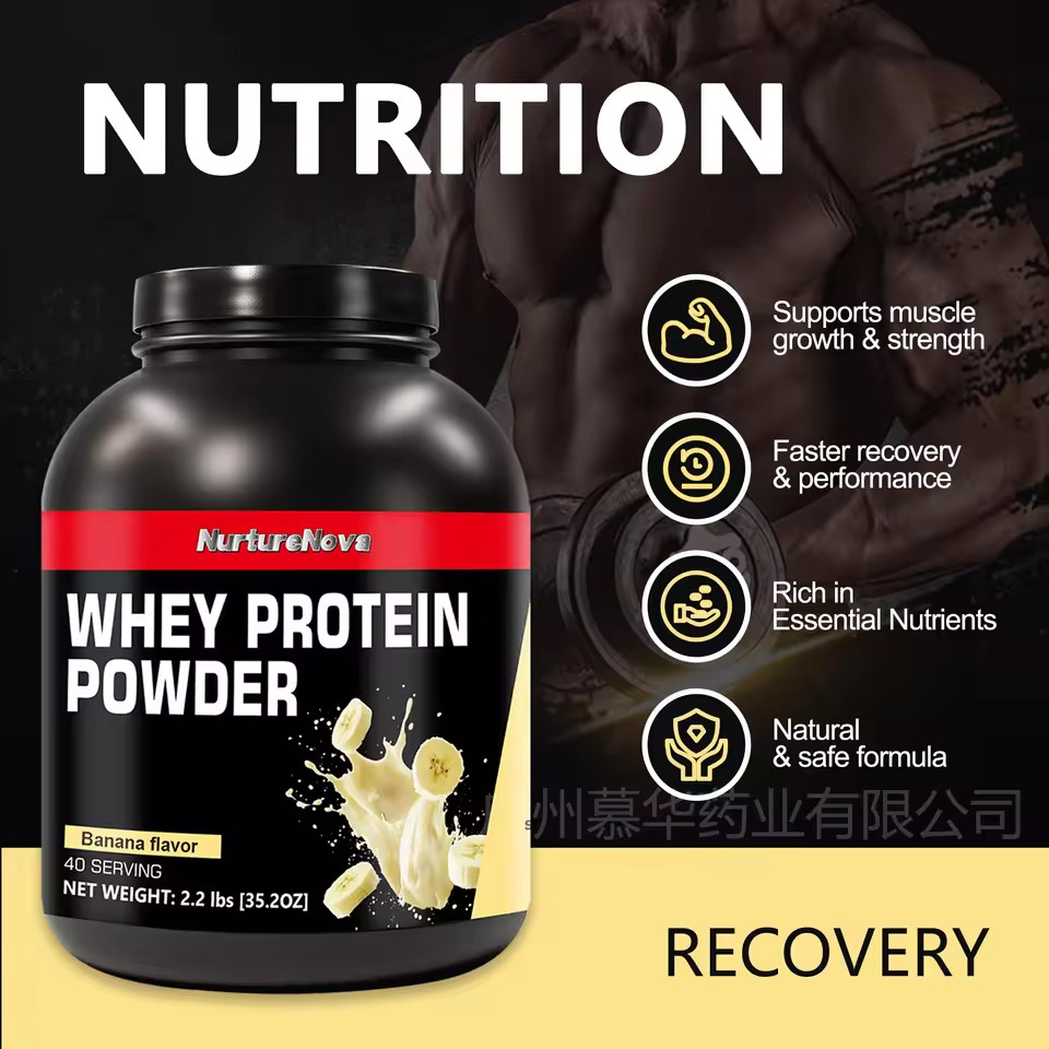 Banana Flavored Whey Protein Powder